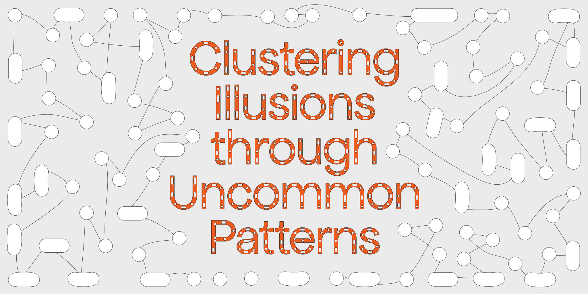 Clustering illusions through uncommon patterns