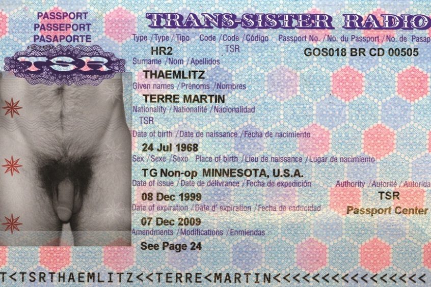 Terre Thaemlitz: Trans-sister Radio