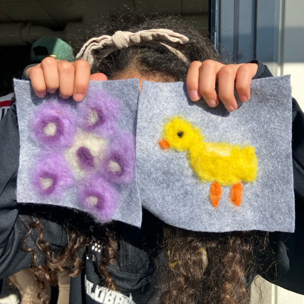 Prova på att tova ull!